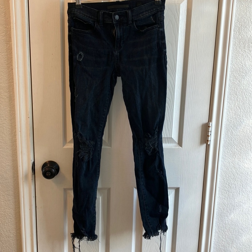 SP Black Label Raw Hem Denim Jeans